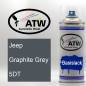 Preview: Jeep, Graphite Grey, 5DT: 400ml Sprühdose, von ATW Autoteile West.